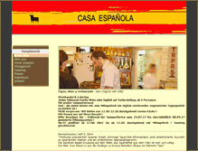 Tablet Screenshot of casaespanola.de